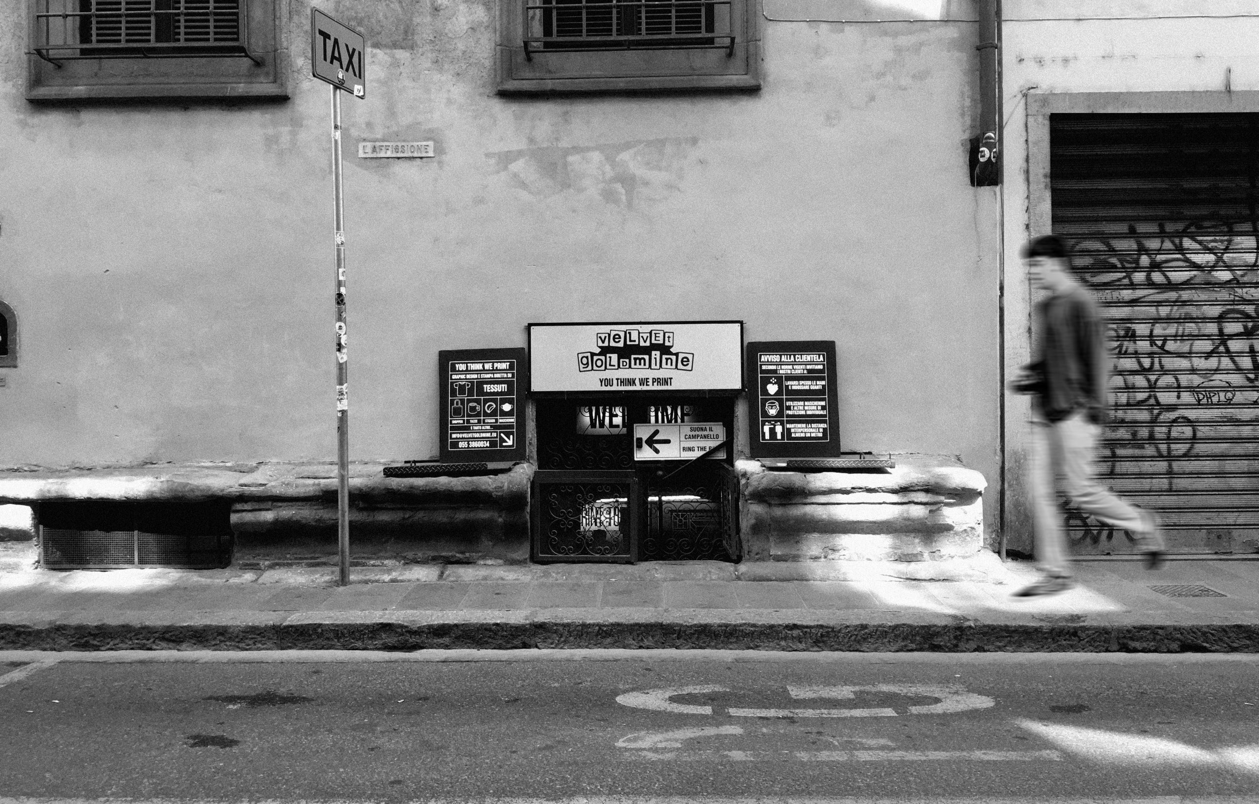 Il negozio Velvet Goldmine in Via dei Benci a Firenze